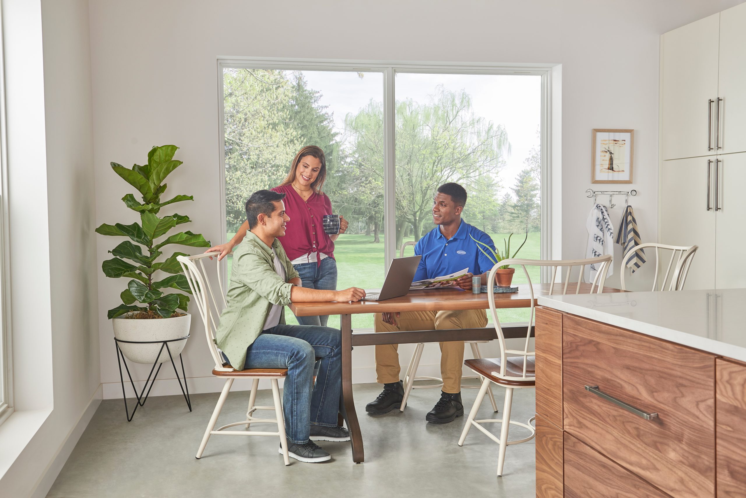 Dealer_Couple1_Kitchen_Table - Anderson Air Corps Legal Action Air Conditioning Inc. Anderson Air Corps Legal Action Air Conditioning Inc. | Heat Pump Installation & Repair