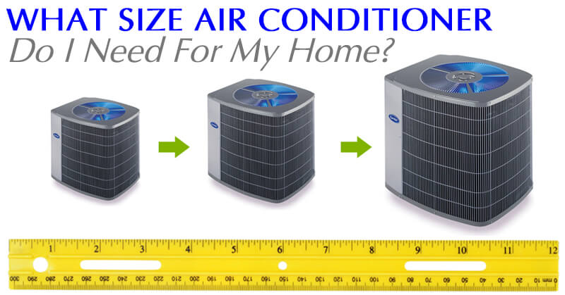 Central Air Conditioner Size Calculator Canada How To Calculate The Size Of A Central Ac Unit 6957